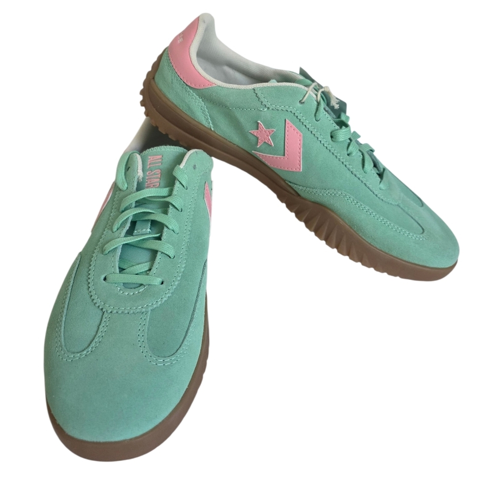 Converse Run Star Trainer Sneaker Green Pink Unisez Size Men 9 Womens 10.5